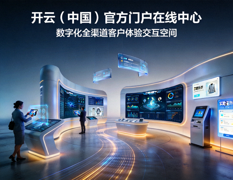 开云（中国）官方门户在线中心数字化全渠道客户体验交互空间展示